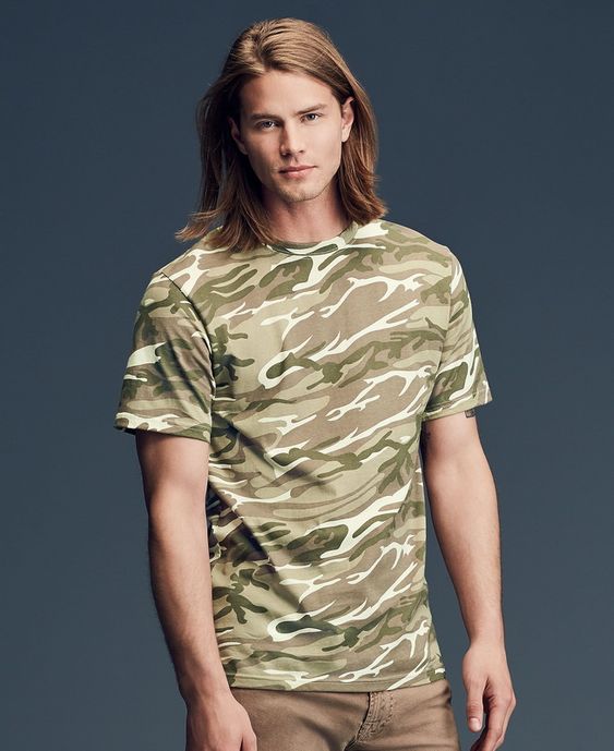 Anvil Midweight Camouflage T-Shirt