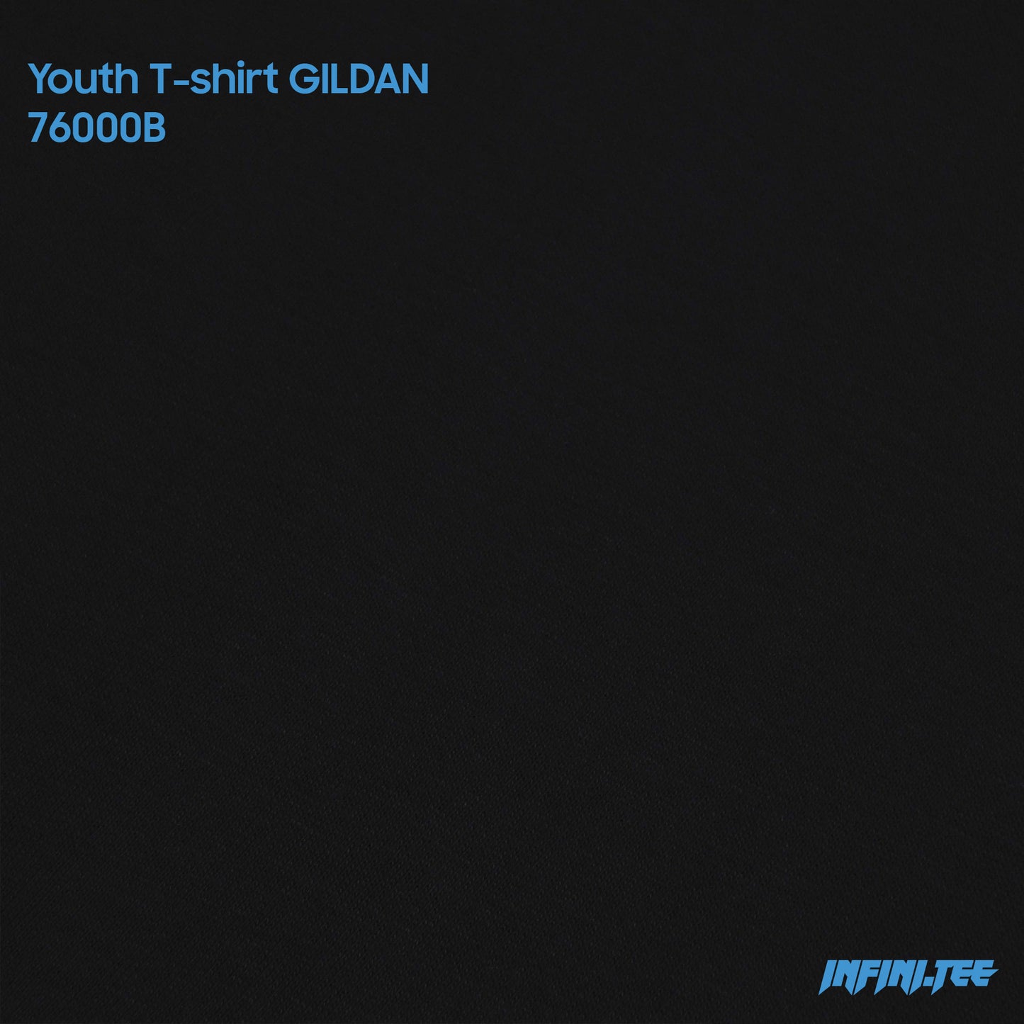 Youth T-shirt 76000B GILDAN - BLACK