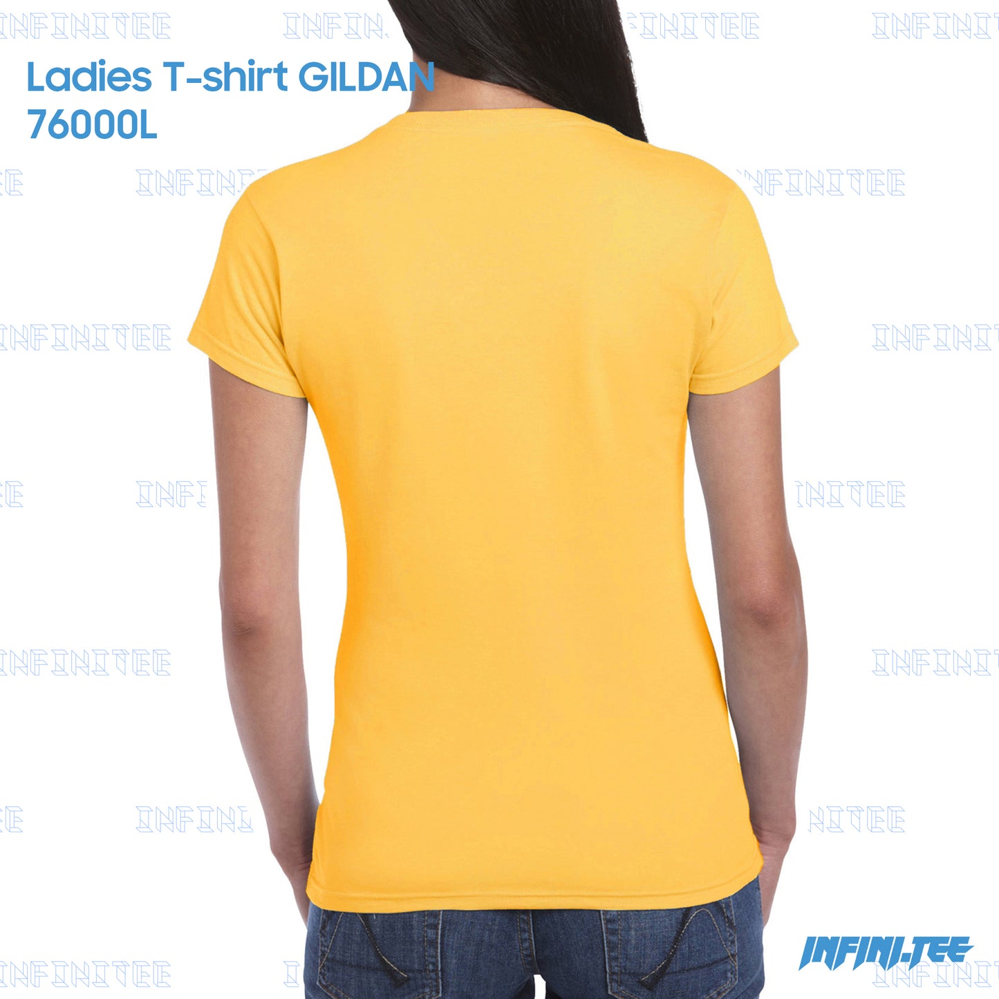 Ladies T-shirt 76000L GILDAN - GOLD