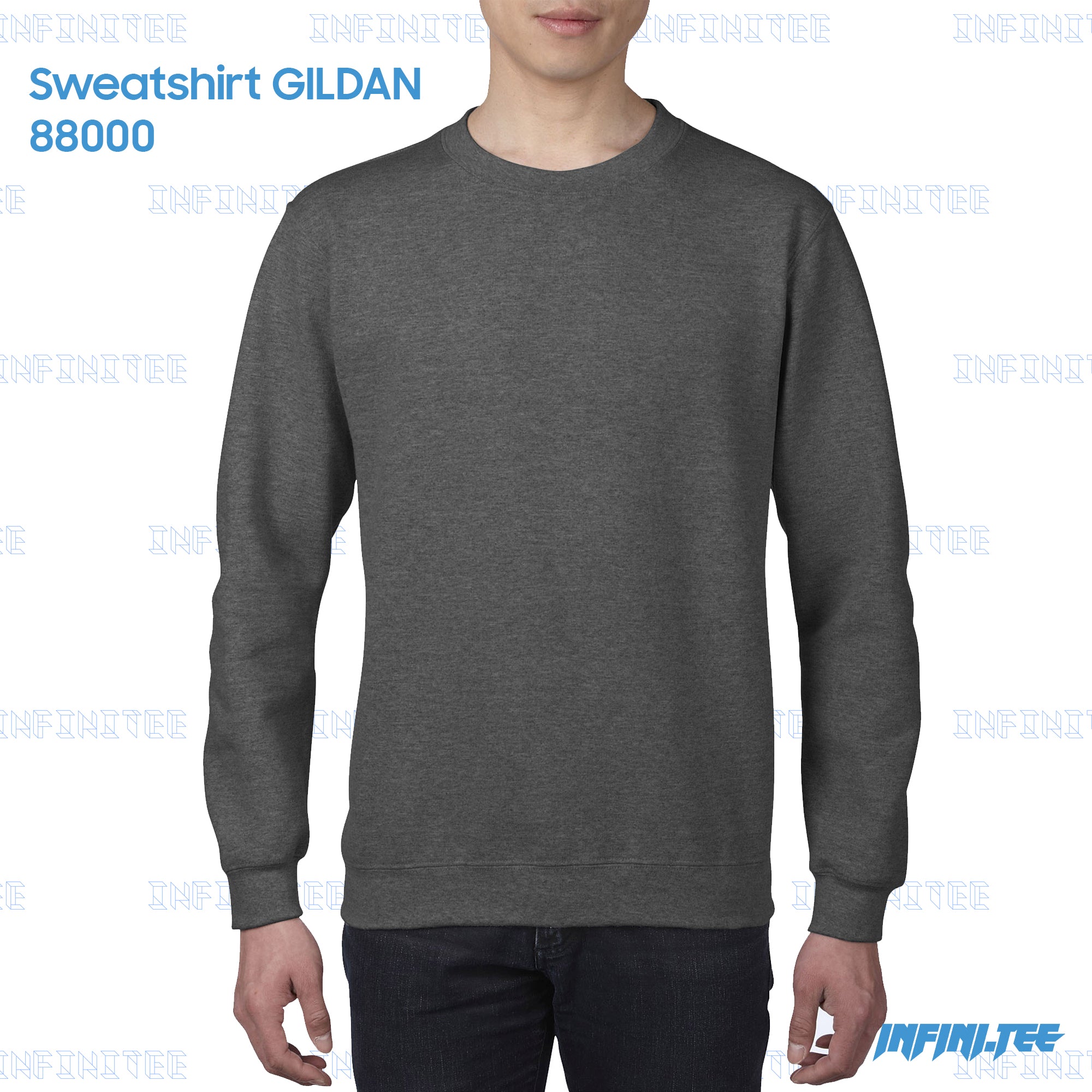 Gildan - Sweatshirt - Dark Heather