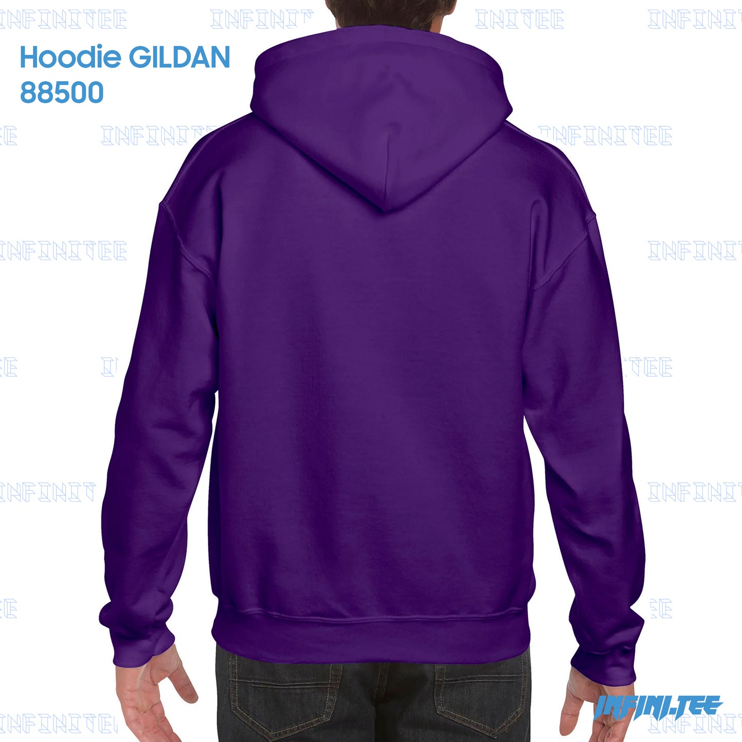 HOODIE 88500 GILDAN - PURPLE