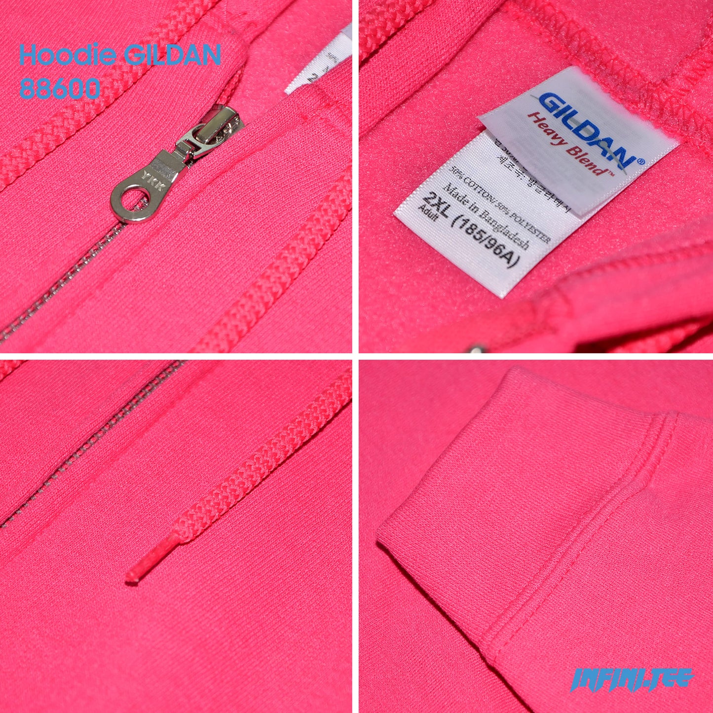 HOODIE 88600 GILDAN - HELICONIA