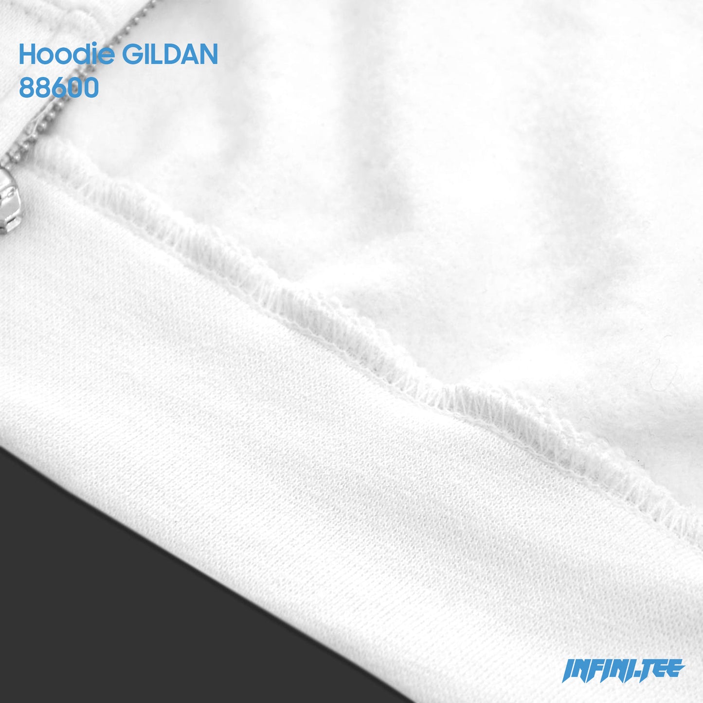 HOODIE 88600 GILDAN - WHITE