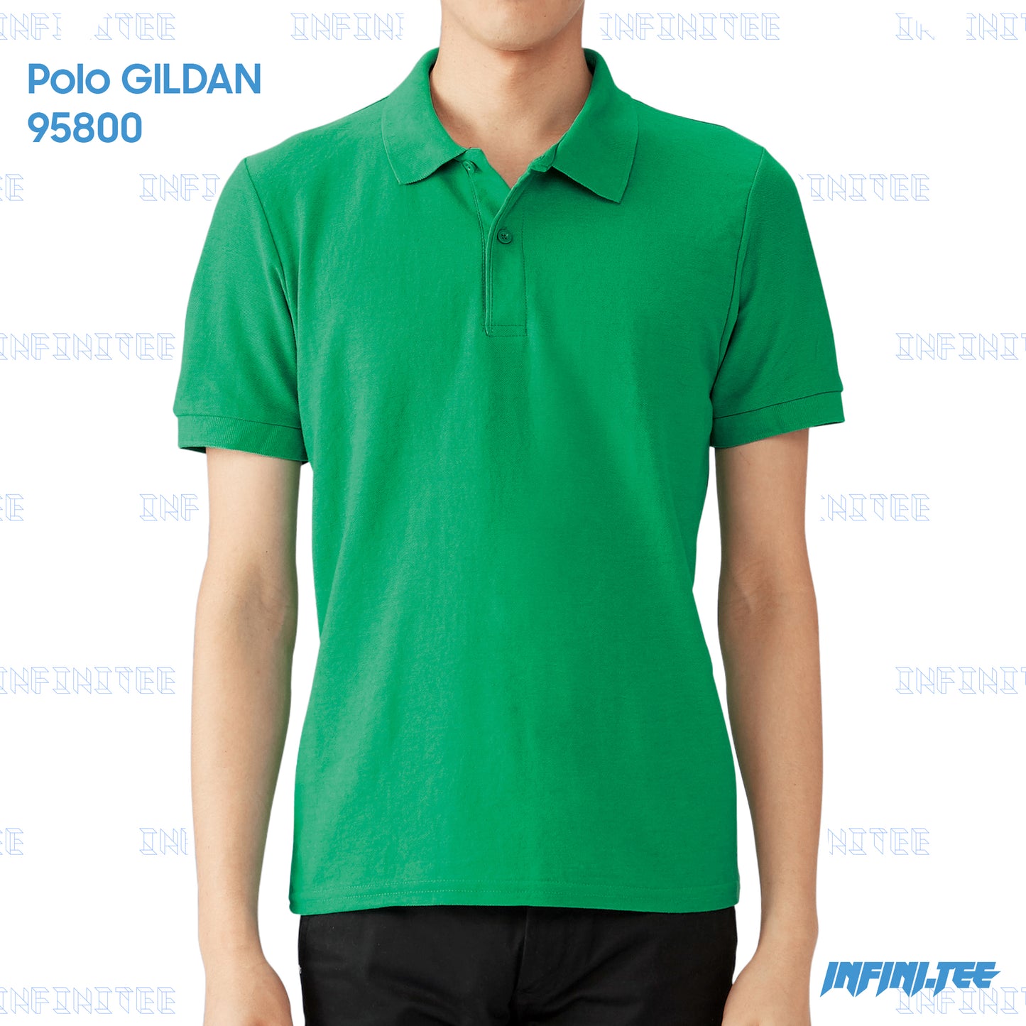 POLO 95800 GILDAN - IRISH GREEN