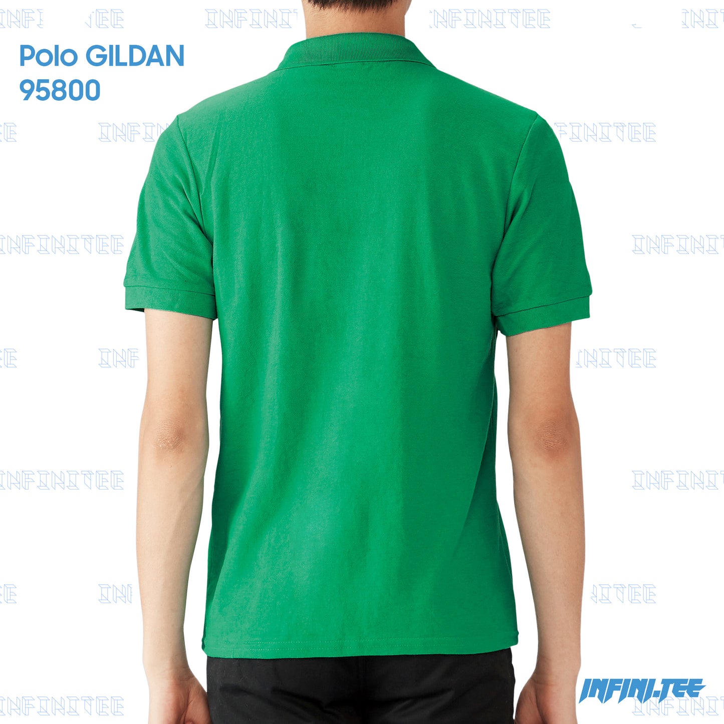 POLO 95800 GILDAN - IRISH GREEN