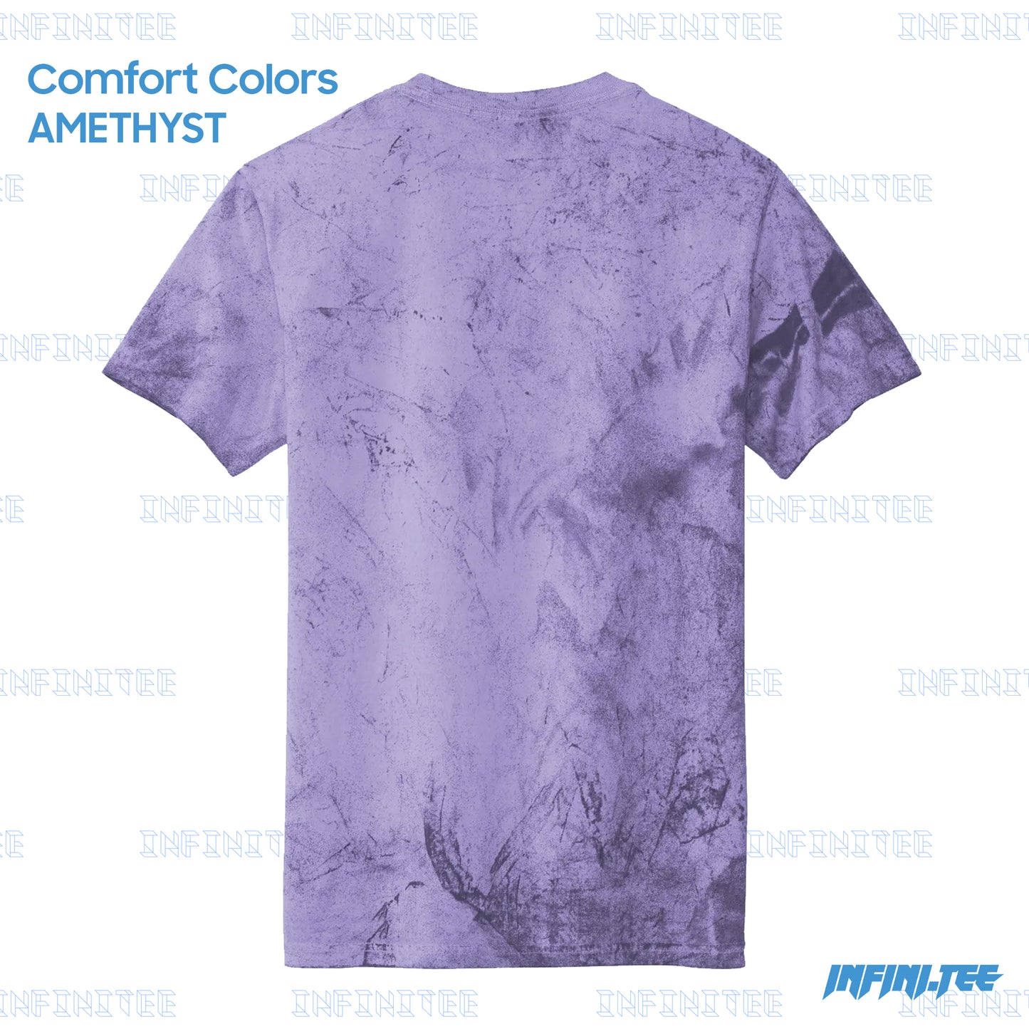 Áo loang Tie-dye 100% US Cotton - AMETHYST