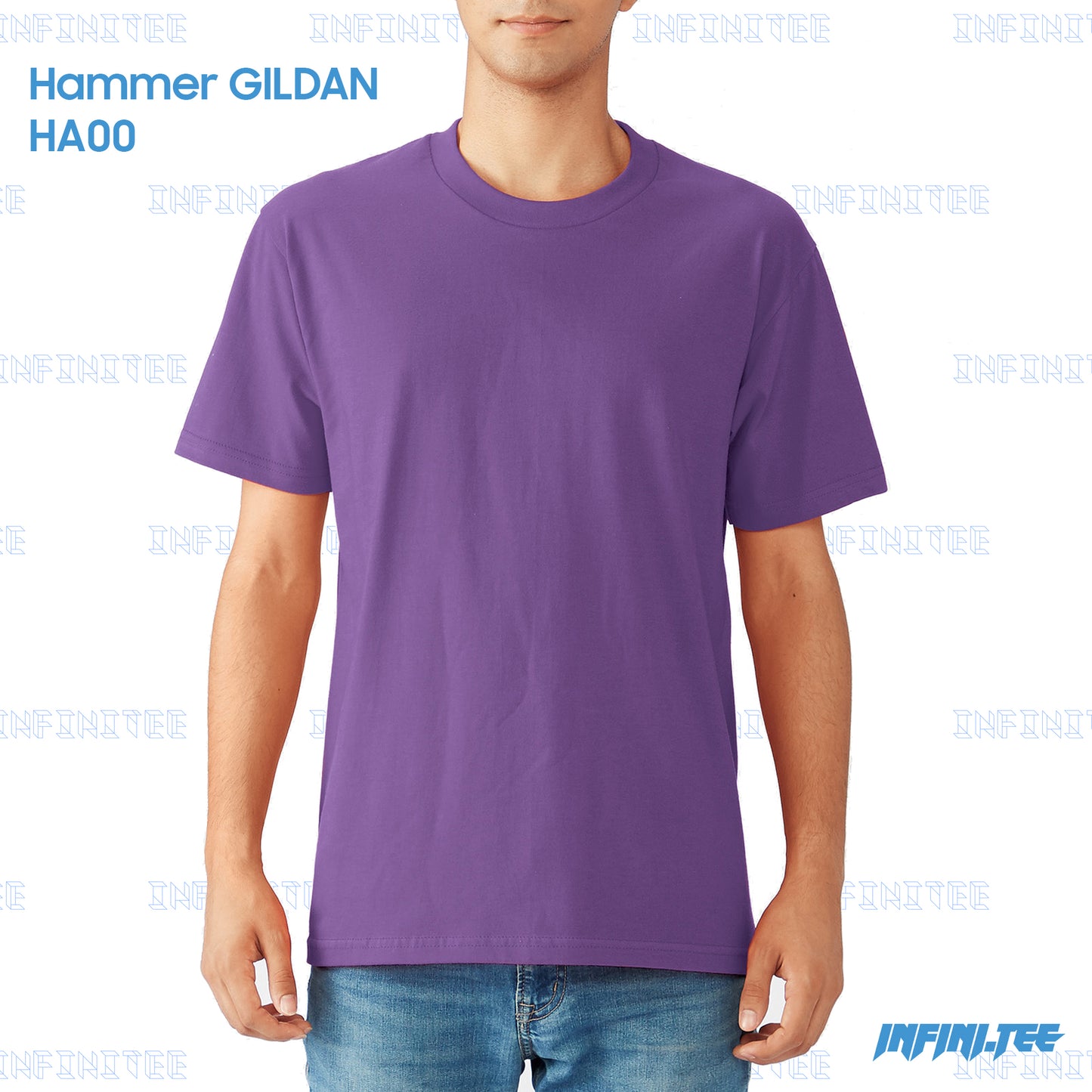 T-shirt HA00 GILDAN - SP PURPLE