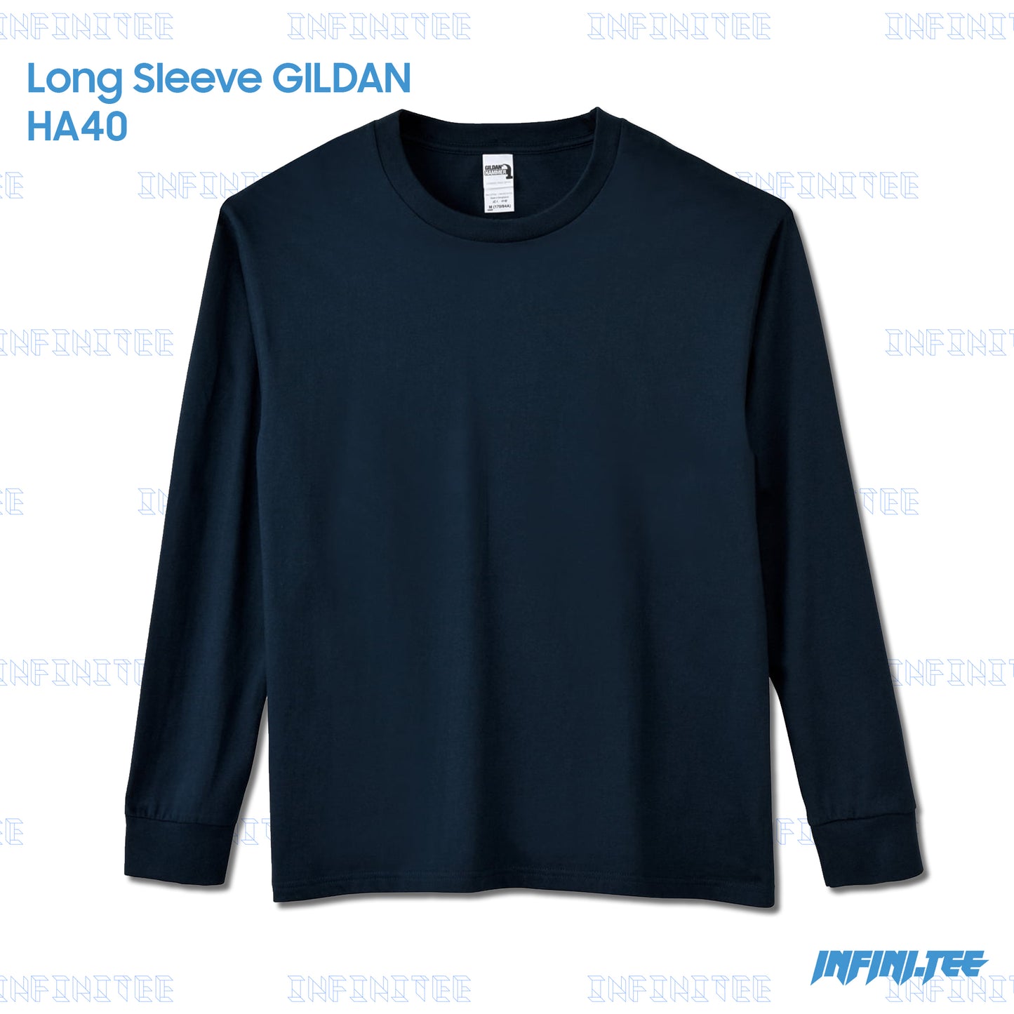 LONG SLEEVE HA40 GILDAN - NAVY