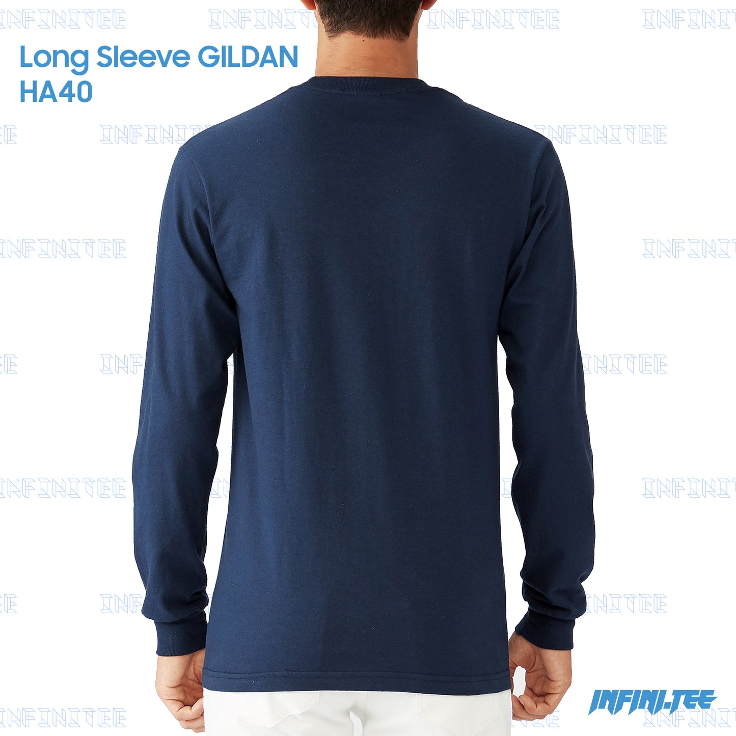 LONG SLEEVE HA40 GILDAN - NAVY