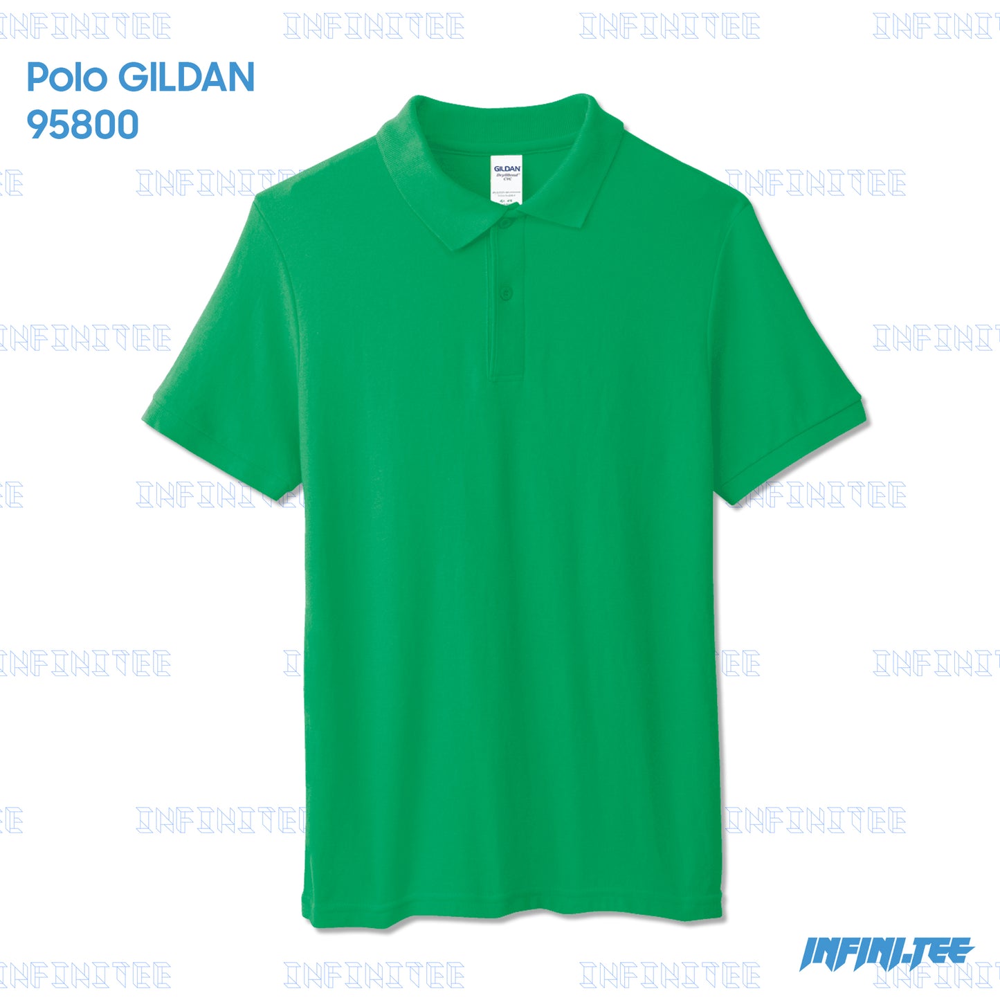 POLO 95800 GILDAN - IRISH GREEN