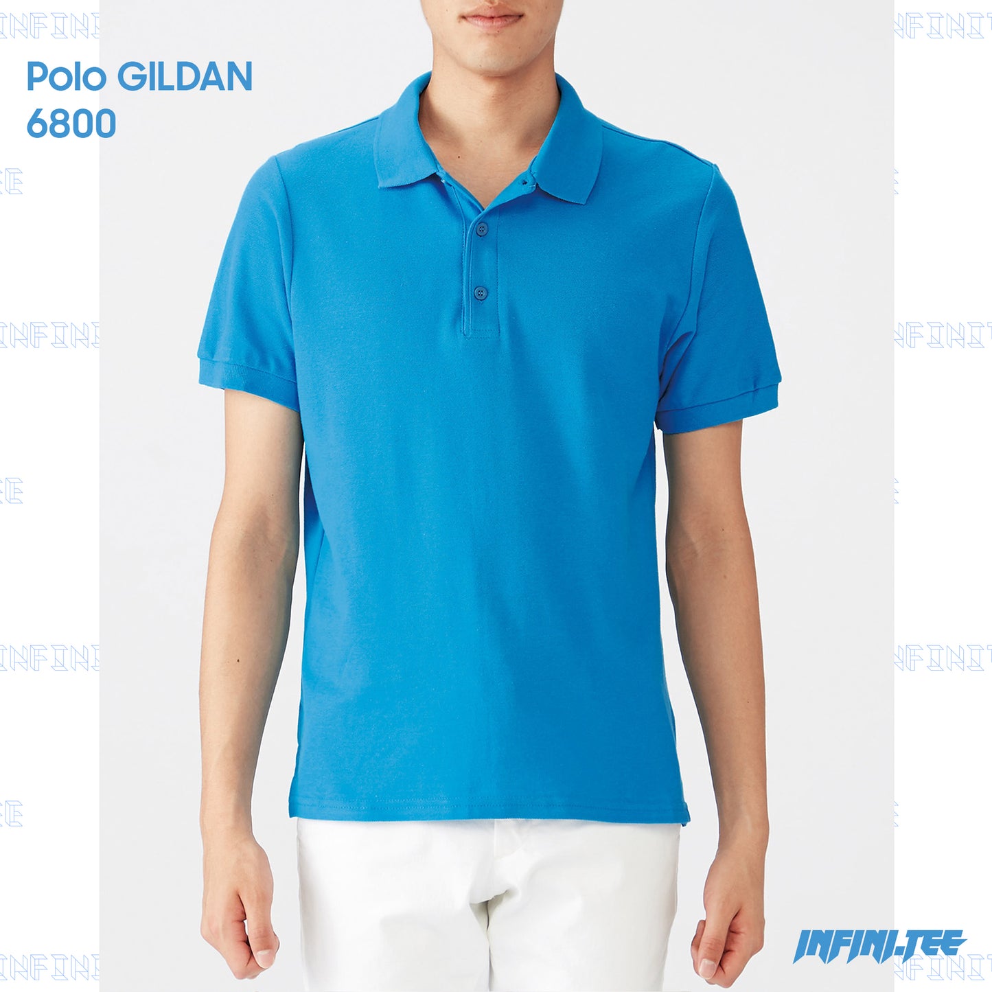 POLO 6800 GILDAN - SAPPHIRE