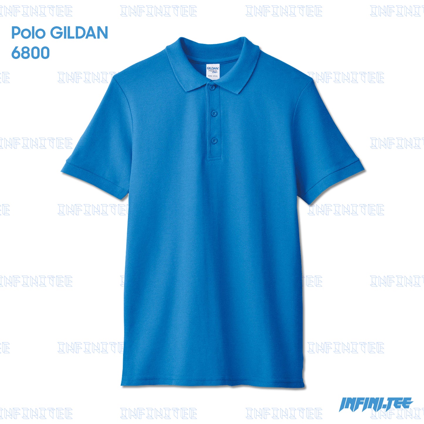 POLO 6800 GILDAN - SAPPHIRE