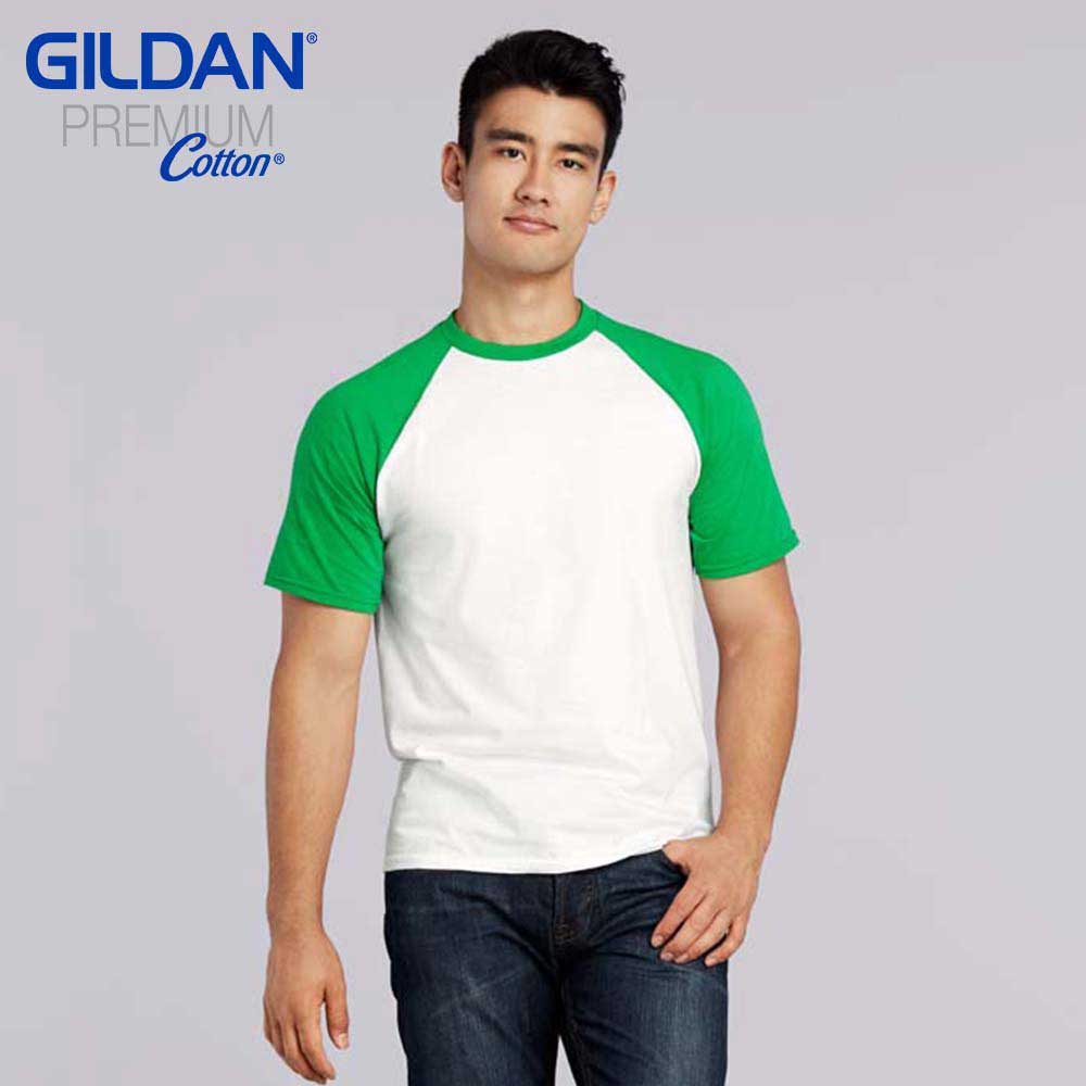 Áo thun Raglan Premium, Gildan 76500, 100% US Cotton, form Unisex Over Size