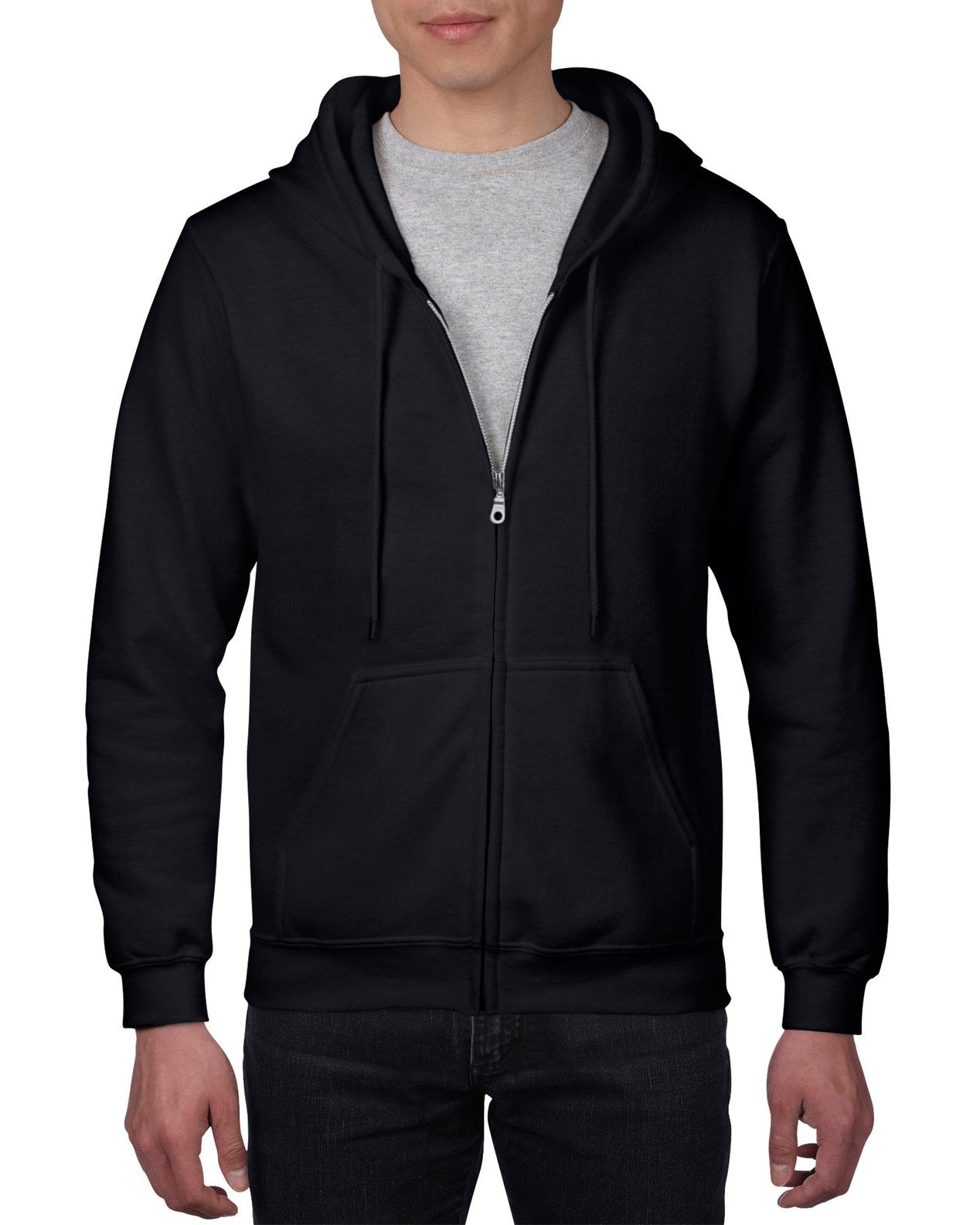 Unisex Blank Gildan Full Zip Hooded Sweatshirt 88600
