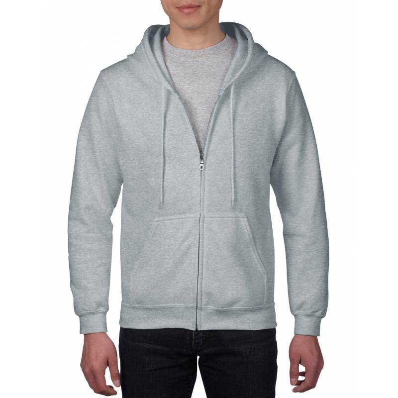 Unisex Blank Gildan Full Zip Hooded Sweatshirt 88600