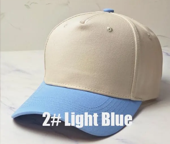 Unisex Blank Two Tone Trucker Cap