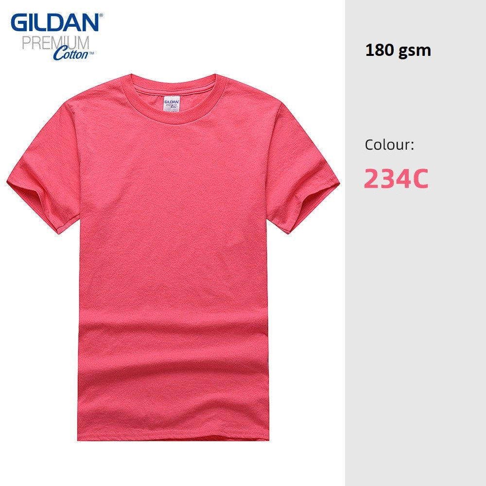 Áo thun Premium màu Heather Red, Gildan 76000, form Unisex