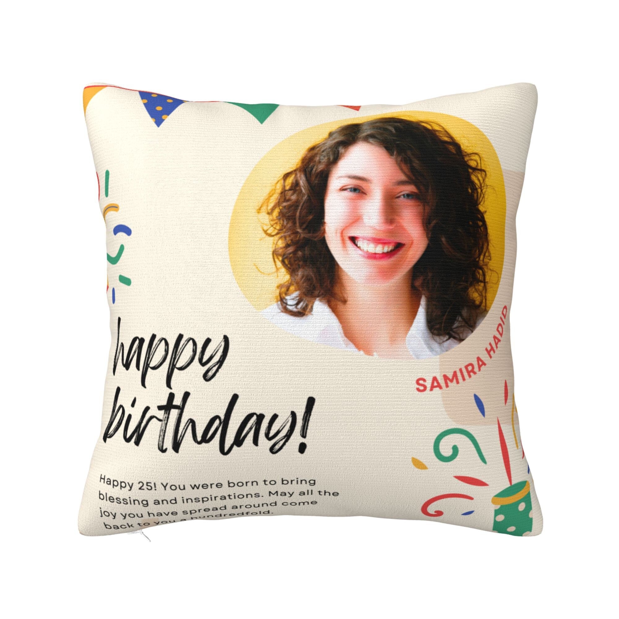 Pillow Template Birthday - PTP12