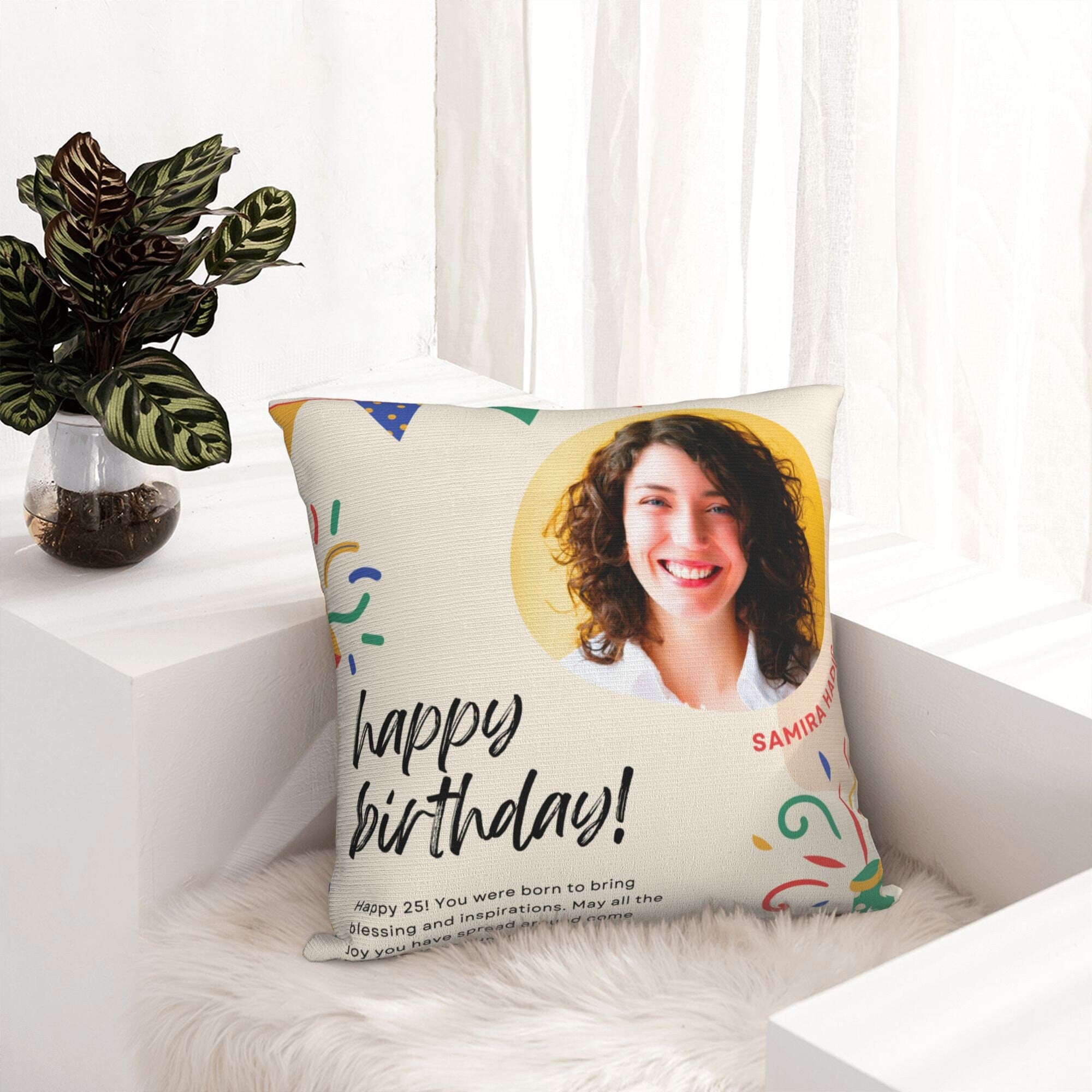 Pillow Template Birthday - PTP12