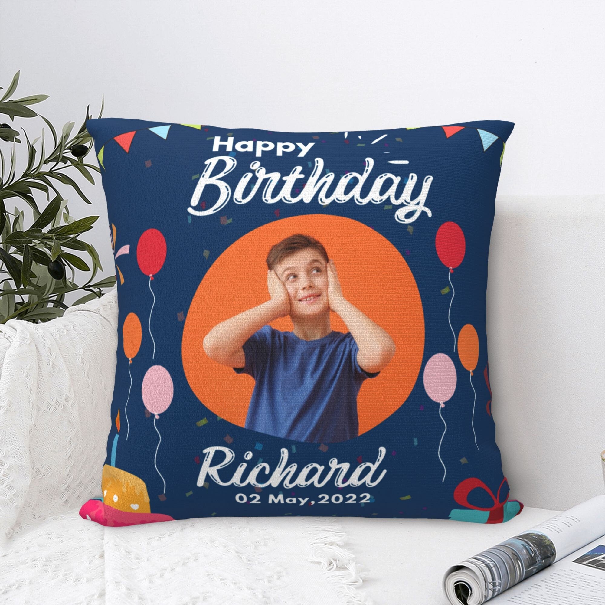 Pillow Template Birthday - PTP27