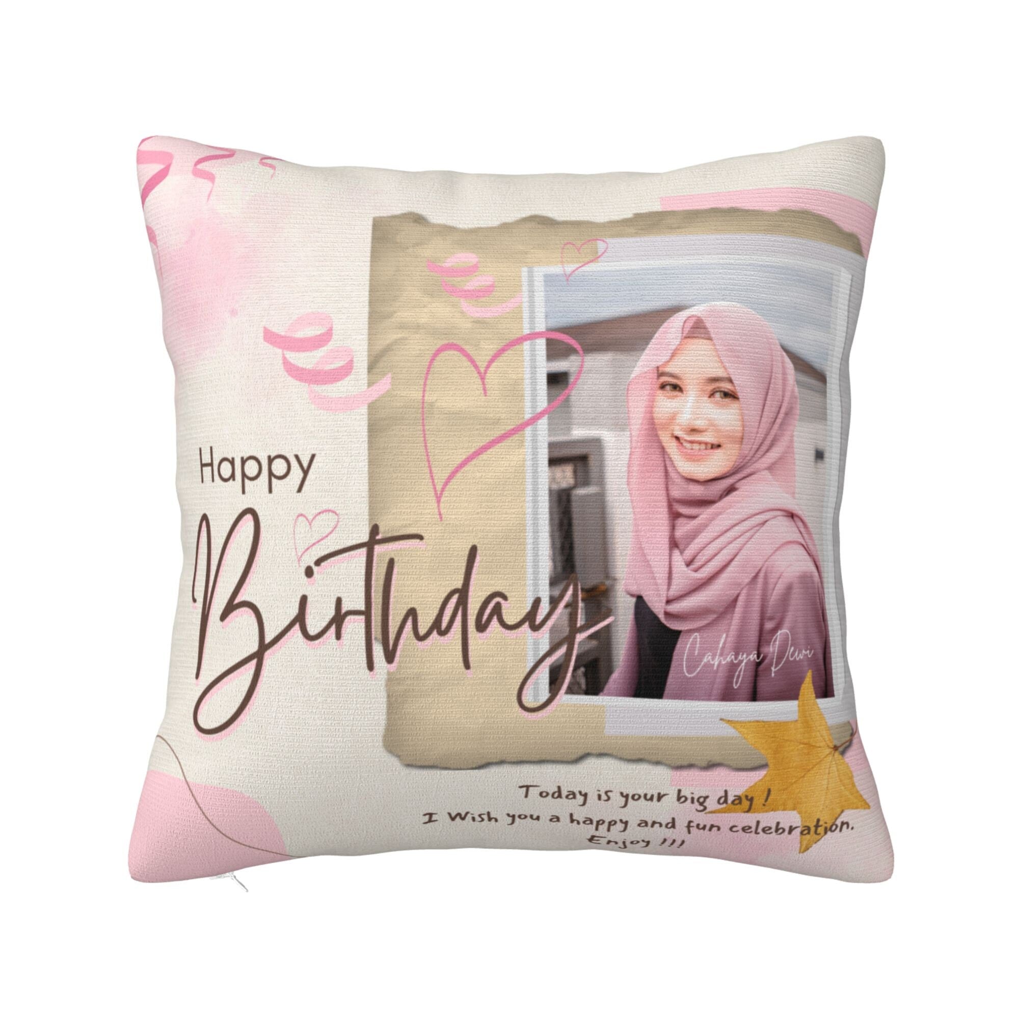 Pillow Template Birthday - PTP16