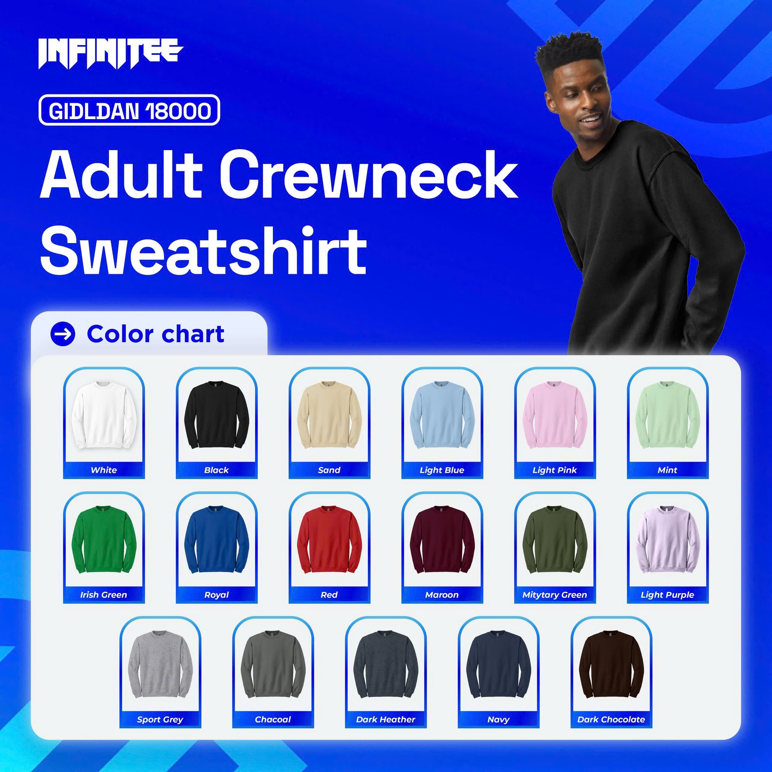 Sweatshirts Gildan 18000