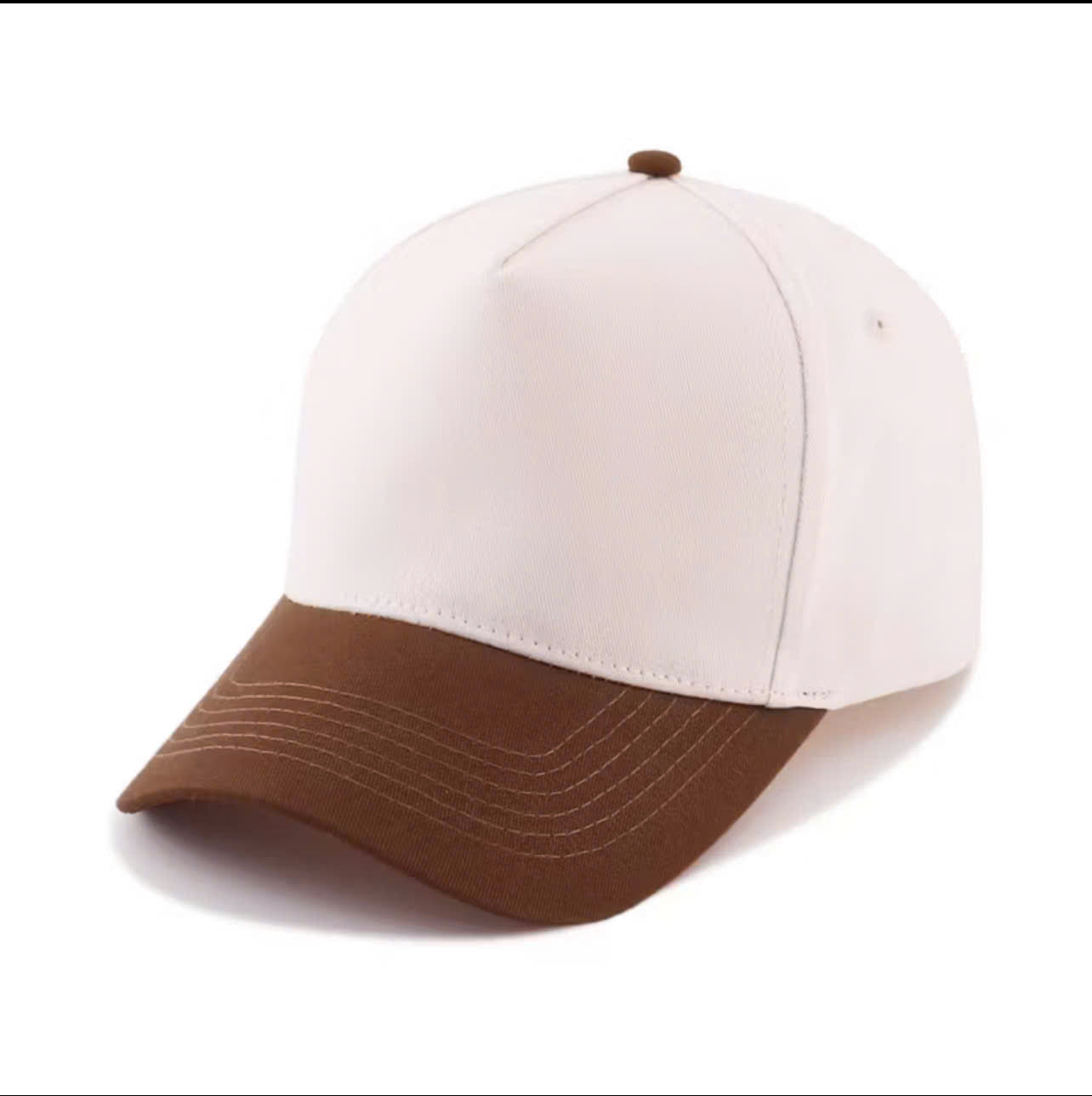 Unisex Blank Two Tone Trucker Cap