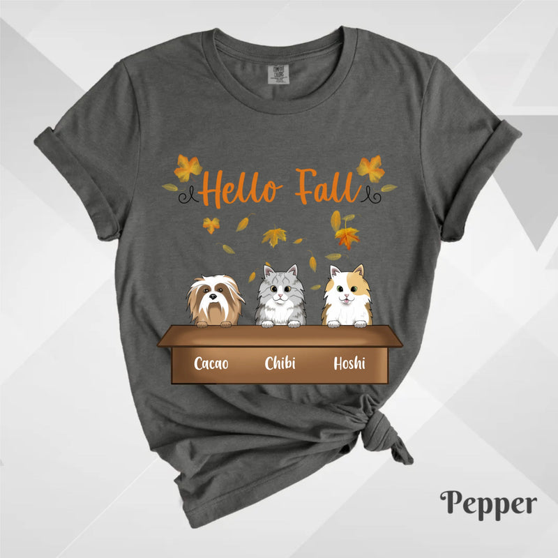 Custom T-Shirt, Comfort Colors® 1717 - Hello Fall