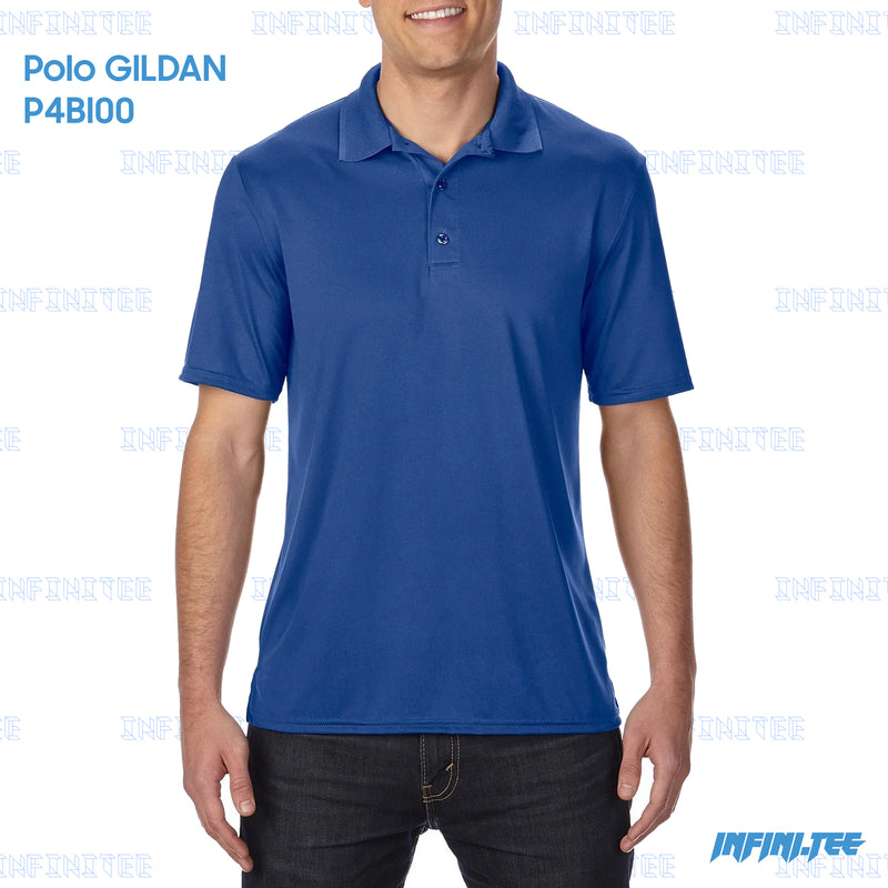 POLO Sport Performance P4BI00 GILDAN - SP ROYAL