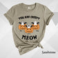 Custom T-Shirt, Comfort Colors® 1717 - You Are Creepy Meow