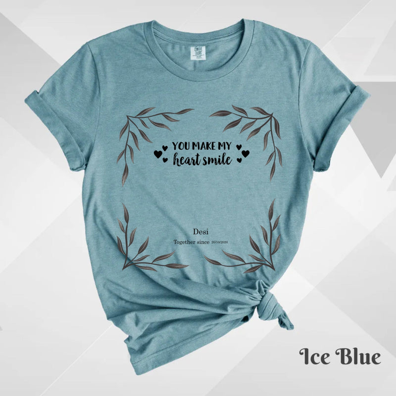 Custom T-Shirt, Comfort Colors® 1717 - You & Me (Necklace Custom Card)
