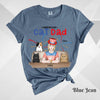 Custom T-Shirt, Comfort Colors® 1717 - American Cat Dad