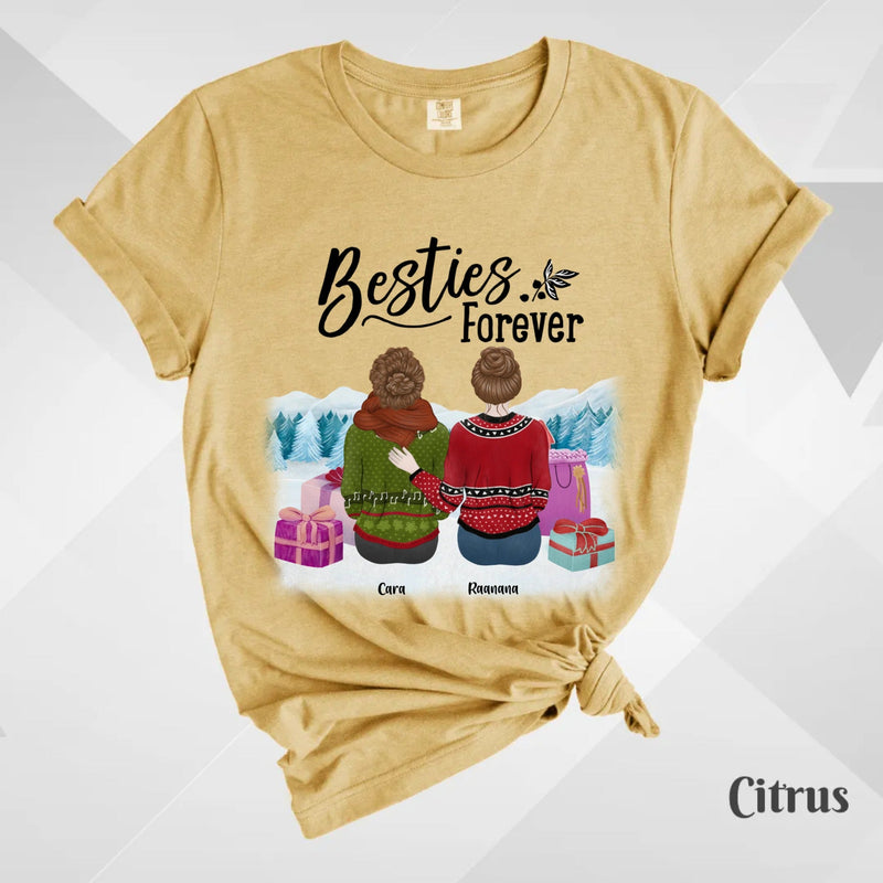 Custom T-Shirt, Comfort Colors 1717 -Besties Forever