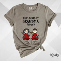 Custom T-Shirt, Comfort Colors® 1717 - This Spooky Grandma Belong To