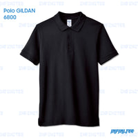 POLO 6800 GILDAN - BLACK