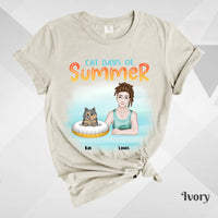 Custom T-Shirt, Comfort Colors® 1717 - Cat Days Of Summer (Man)