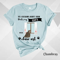 Custom T-Shirt, Comfort Colors® 1717 - My Cat's Claw Art