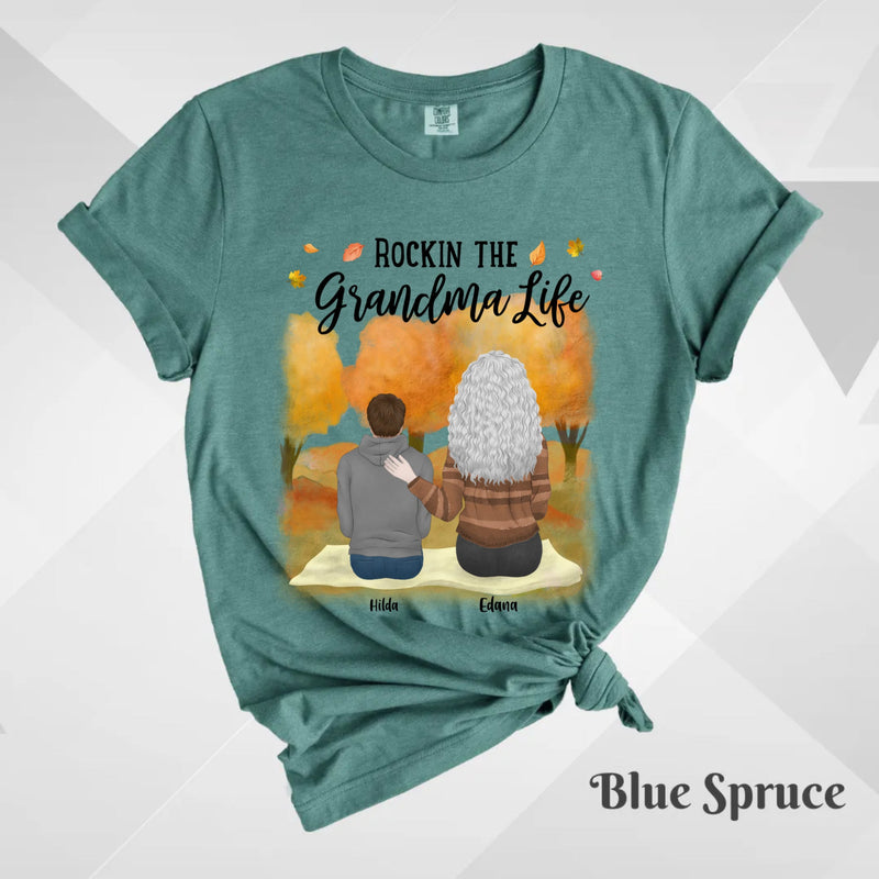 Custom T-Shirt, Comfort Colors® 1717 - Rockin Grandparent Life