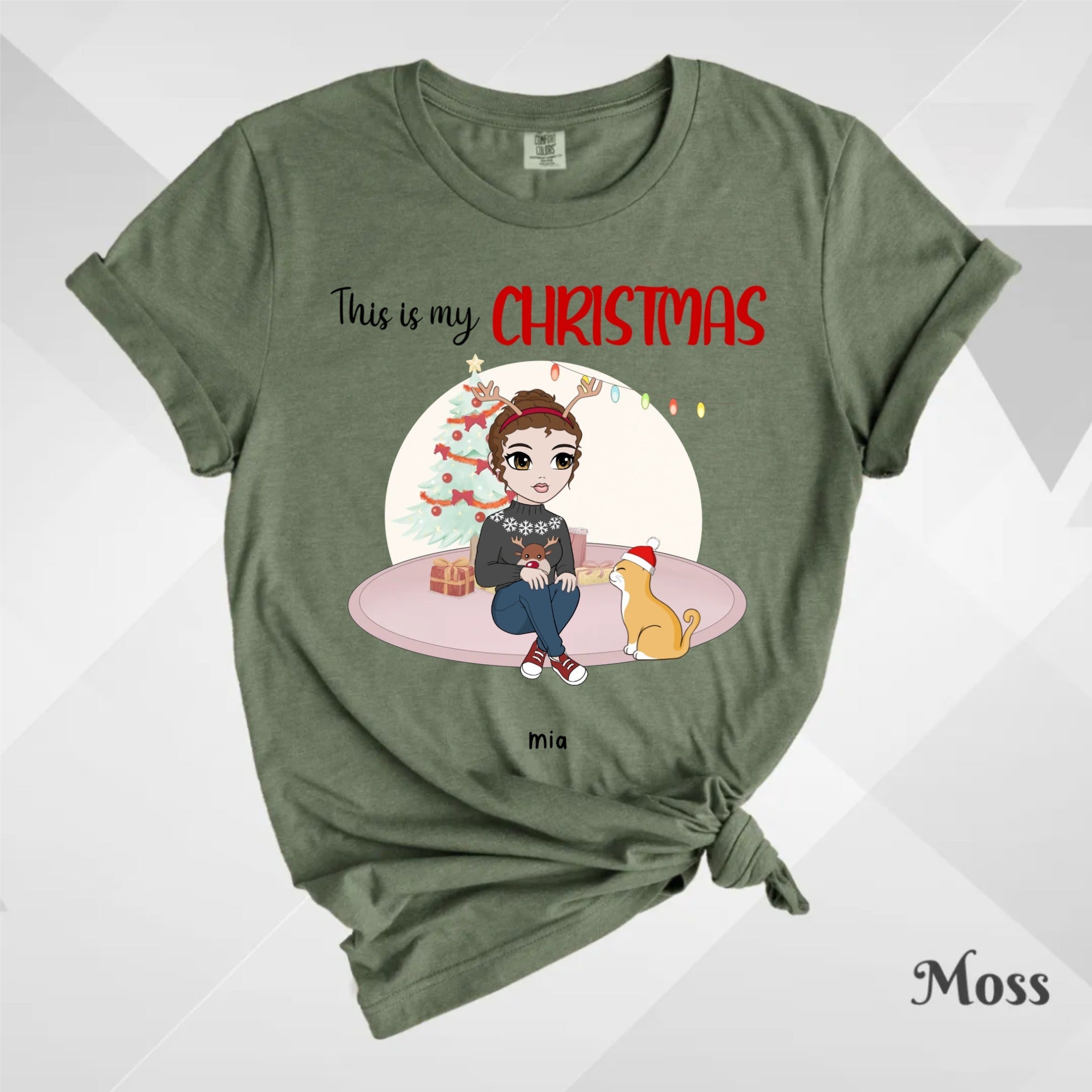 Custom T-Shirt, Comfort Colors® 1717- This Is My Christmas