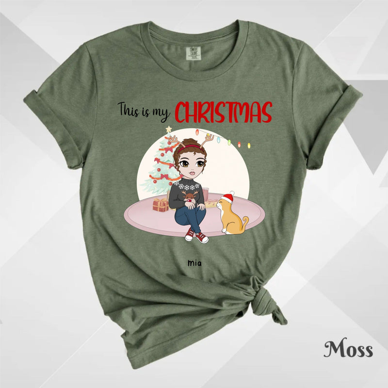 Custom T-Shirt, Comfort Colors® 1717- This Is My Christmas