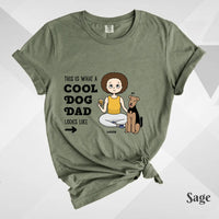 Custom T-Shirt, Comfort Colors® 1717 - This Is What A Cool Dog Dad Looks Like