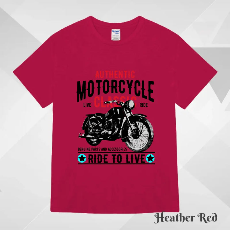 T-Shirt Motobike, Gildan Asia, Unisex, Oversize