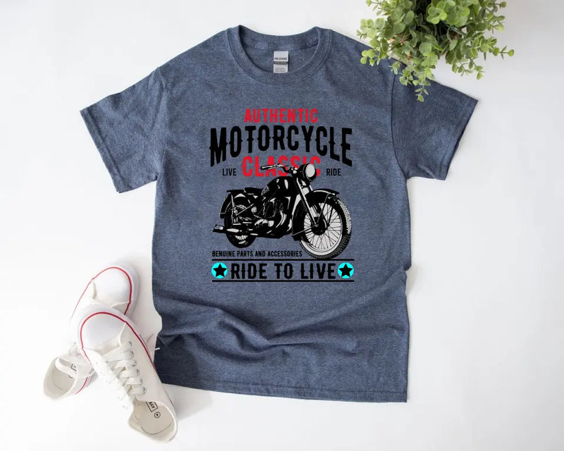 T-Shirt Motobike, Gildan Asia, Unisex, Oversize