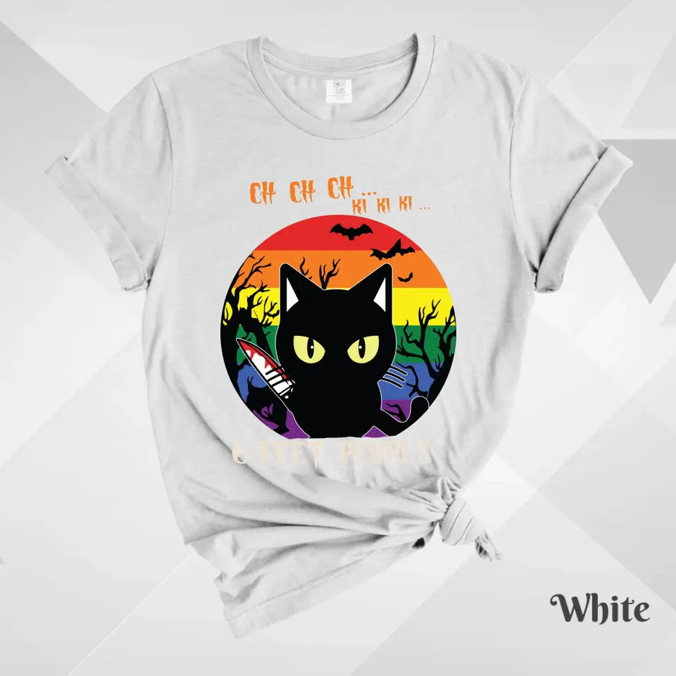 Feet People Halloween Cat T-Shirt