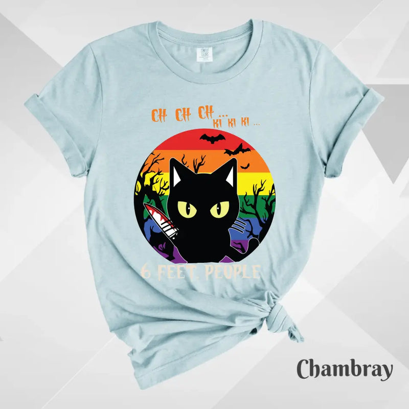 Feet People Halloween Cat T-Shirt