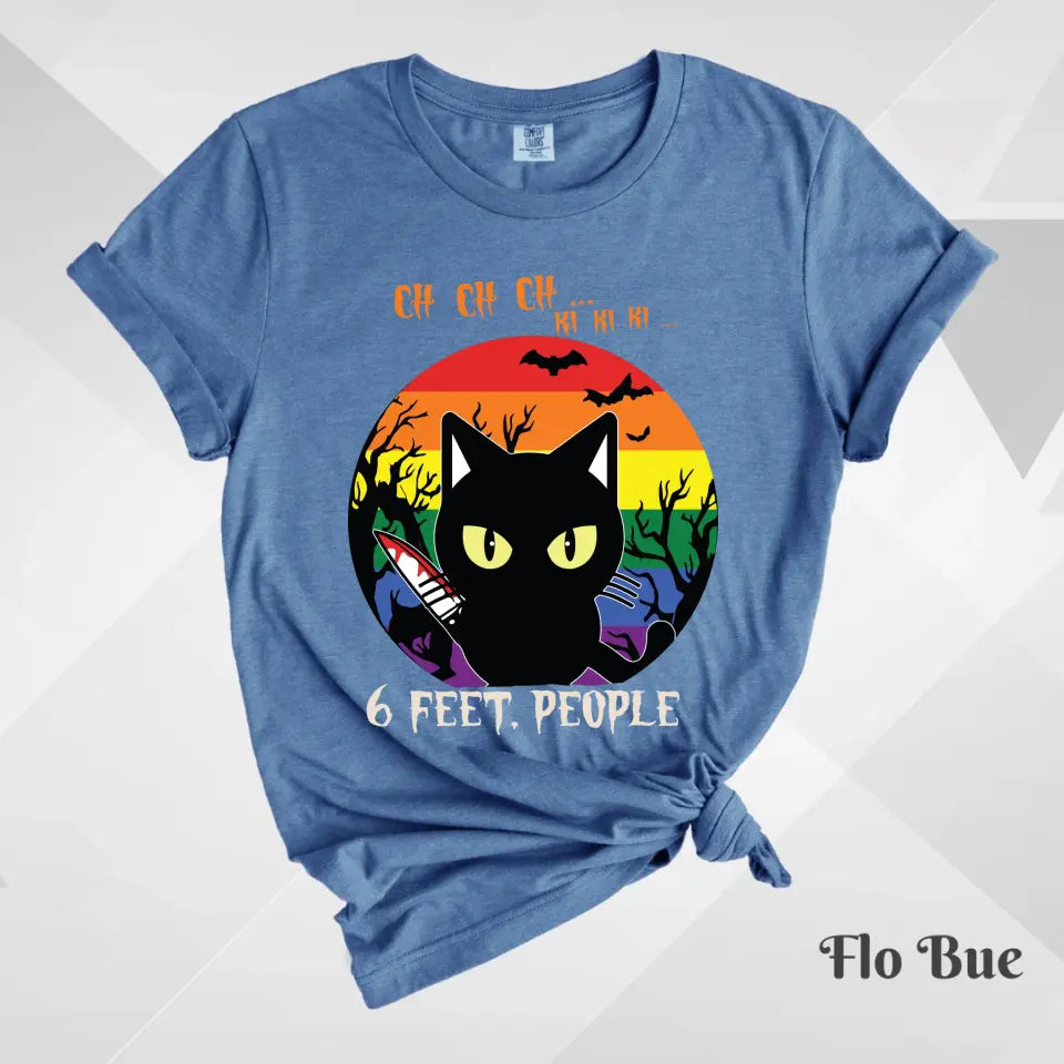 Feet People Halloween Cat T-Shirt