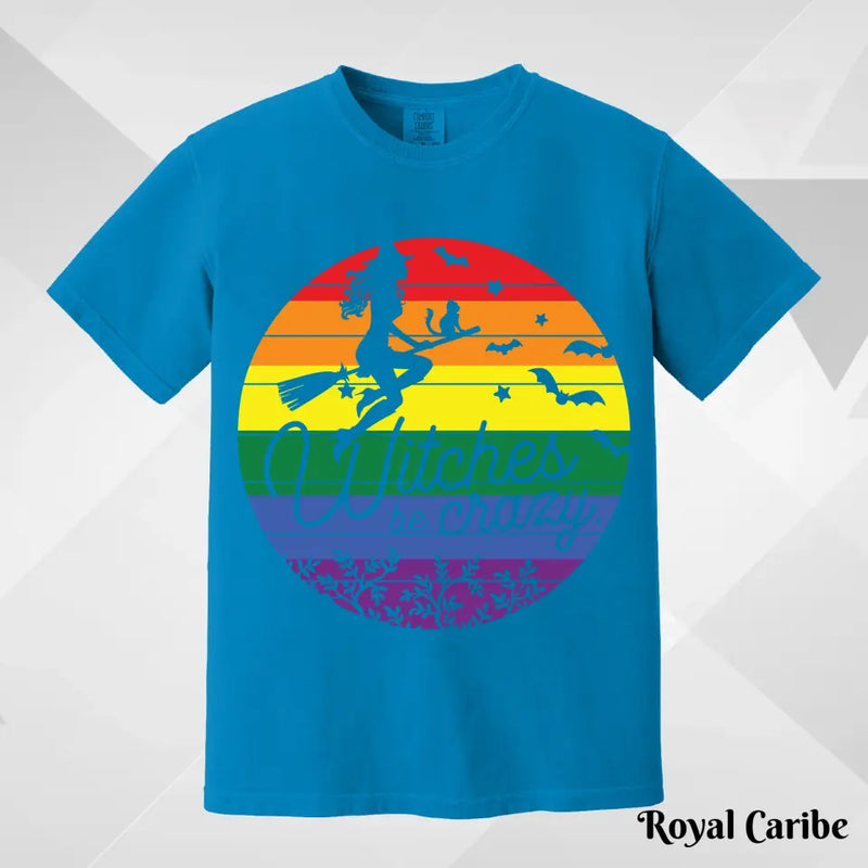Halloween Witches Be Crazy LGBT T-Shirt