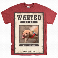 Upload Photo T-Shirt Dog