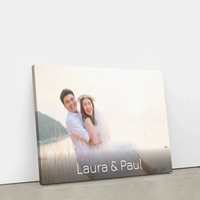 Custom Canvas Upload Photo & Text, Personalized Canvas From Photo, Canvas Print, Wedding Anniversary, Gift for Him, Gift for Couple