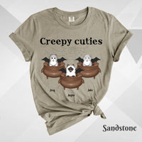 Custom T-Shirt, Comfort Colors® 1717 - Creepy Cuties (Cat)